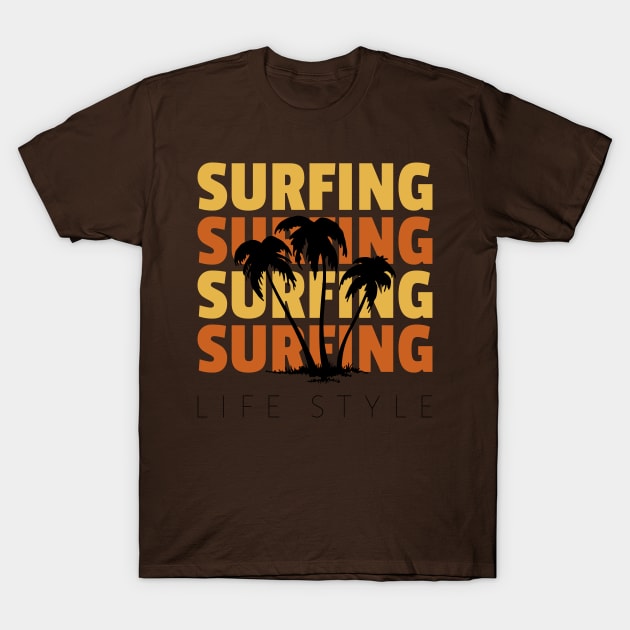 surfing T-Shirt by FUNNY LIFE